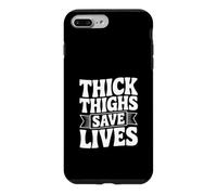 Carcasa para iPhone 7 Plus/8 Plus Muslos Gruesos salvan Vidas Fitness Cita Motivacional