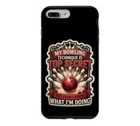 Carcasa para iPhone 7 Plus/8 Plus My Bowling Technique is Top Secret Funny Bowler Broma Cita