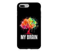 Carcasa para iPhone 7 Plus/8 Plus My Brain Tree Rainbow Splash Neurodivergente Adulto