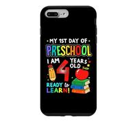 Carcasa para iPhone 7 Plus/8 Plus My First Day of Preschool Boys Girls 1st Day of Prek Kids