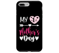 Carcasa para iPhone 7 Plus/8 Plus My First Mothers Day Outfit Mommy 1st Time Mom Happy Mother
