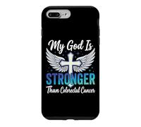 Carcasa para iPhone 7 Plus/8 Plus My God Is Stronger Than Colorectal Cancer