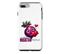Carcasa para iPhone 7 Plus/8 Plus My Heart Beets Only For You, Lindo Juego de Palabras con Remolacha