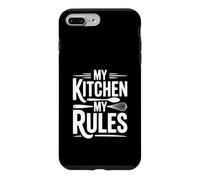 Carcasa para iPhone 7 Plus/8 Plus My Kitchen My Rules Funny Cooking Chef Cita