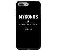 Carcasa para iPhone 7 Plus/8 Plus Mykonos Grecia Coordina el diseño de Viajes mediterráneos