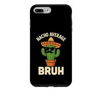 Carcasa para iPhone 7 Plus/8 Plus Nacho Promedio Bruh Meme Chistes Divertidos Cumpleaños Mexicanos Niños