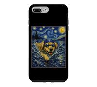 Carcasa para iPhone 7 Plus/8 Plus Nadando Golden Retriever Art Nadador Perro Le Encanta Nadar