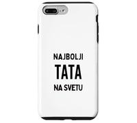 Carcasa para iPhone 7 Plus/8 Plus Najbolji Tata na Svetu Mejor papá del Mundo Serbio