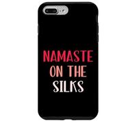 Carcasa para iPhone 7 Plus/8 Plus Namaste On The Silks, Divertidos Regalos aéreos, Yoga aéreo