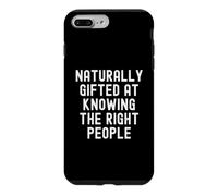 Carcasa para iPhone 7 Plus/8 Plus Naturalmente dotado para Conocer a Las Personas adecuadas Mujeres ingeniosas Hombres