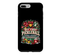 Carcasa para iPhone 7 Plus/8 Plus Navidad Pero Primer Pickleball Divertido Deporte Navidad