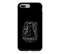 Carcasa para iPhone 7 Plus/8 Plus Nekomata Demon Cat Japanese Yokai Moonlit Cementerio