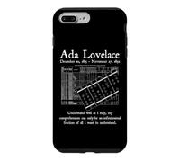 Carcasa para iPhone 7 Plus/8 Plus Nerd Vintage Ada Lovelace Ciencias de la Computación Profesora de Matem