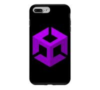 Carcasa para iPhone 7 Plus/8 Plus Nerdy Unity Cube Programa Programador de Computadora Profesora de Matemáticas