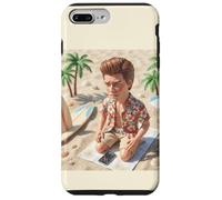 Carcasa para iPhone 7 Plus/8 Plus New Funny Distressed Male Doll Meme, at The Beach