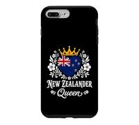 Carcasa para iPhone 7 Plus/8 Plus New Zealander Queen New Zealand Flag Proud Woman