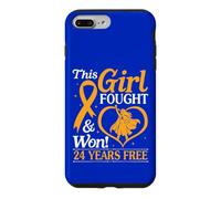 Carcasa para iPhone 7 Plus/8 Plus Niña luchó y ganó 24 años Guerrero Libre de Leucemia cáncer