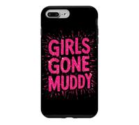 Carcasa para iPhone 7 Plus/8 Plus Niñas Gone Muddy Mudding Princess Running Team Mud Run Woman