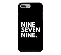 Carcasa para iPhone 7 Plus/8 Plus Nine Seven Nine Código de Área 979 College Station TX Texas EE.UU