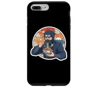 Carcasa para iPhone 7 Plus/8 Plus Ninja Eating Ramen Noodles Lover Traditional Japanese Art
