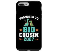 Carcasa para iPhone 7 Plus/8 Plus Niños ascendidos a Big Cousin 2027 Dinosaur New Baby Shower