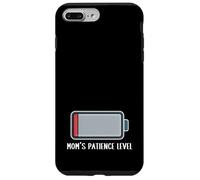 Carcasa para iPhone 7 Plus/8 Plus Nivel de Paciencia de mamá batería agotada Divertido Diciendo Linda mamá