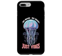 Carcasa para iPhone 7 Plus/8 Plus No Brain No Heart Just Vibes Medusa Océano Animal