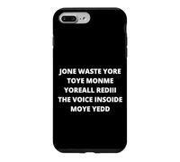 Carcasa para iPhone 7 Plus/8 Plus No desperdicie más Toye Monje Yorall RedIII Voice Moye Yed