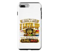 Carcasa para iPhone 7 Plus/8 Plus No envejezco, subo de Nivel, papá, Nivel máximo, Divertido Jugador de cumpleaños para papá