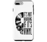 Carcasa para iPhone 7 Plus/8 Plus No es acumular si es Vinilo Funny Records Lover LP Skull