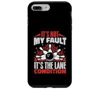 Carcasa para iPhone 7 Plus/8 Plus No es mi Culpa es el Carril Condiciones Bowling Bowler