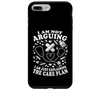 Carcasa para iPhone 7 Plus/8 Plus No Estoy argumentando Que Solo Estoy explicando el Plan de atención Enfermera