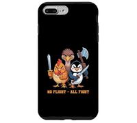 Carcasa para iPhone 7 Plus/8 Plus No Flight - All Fight Fun Bird Psychology Joke