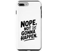 Carcasa para iPhone 7 Plus/8 Plus No, no va a suceder