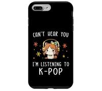 Carcasa para iPhone 7 Plus/8 Plus No Puedo oírte Estoy Escuchando K-Pop Kawaii KPOP Lover