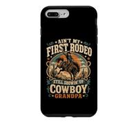 Carcasa para iPhone 7 Plus/8 Plus ¿No Sigue apareciendo mi Primer Vaquero de Rodeo, Abuelo Vaquero?