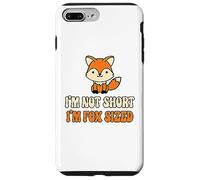Carcasa para iPhone 7 Plus/8 Plus No Soy Corto, Soy Zorro, Gente Baja, Broma, Persona Corta,