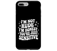 Carcasa para iPhone 7 Plus/8 Plus No Soy Grosero, Soy Honesto, Solo Eres Sensible. Cita de Sarcasmo