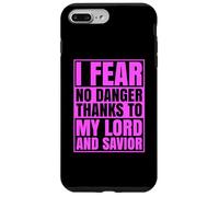 Carcasa para iPhone 7 Plus/8 Plus No Temo Peligro Gracias Al Señor Escritura Jesús Biblia