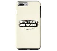 Carcasa para iPhone 7 Plus/8 Plus No Todas Las Cicatrices Son visibles Conciencia sobre el TEPT Fallo Invisible