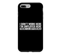 Carcasa para iPhone 7 Plus/8 Plus No Trabajo aquí Estoy Empleado Aquí Hay una Diferencia