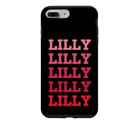 Carcasa para iPhone 7 Plus/8 Plus Nombre Personalizado Lilly I Love Lilly Vintage