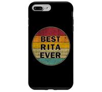 Carcasa para iPhone 7 Plus/8 Plus Nombre Personalizado Rita I Love Rita Retro Vintage Style