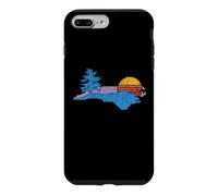 Carcasa para iPhone 7 Plus/8 Plus North Carolina Smoky Mountains Vintage Blue Ridge