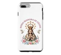 Carcasa para iPhone 7 Plus/8 Plus Nossa Senhora de Fátima Floral Católica
