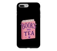 Carcasa para iPhone 7 Plus/8 Plus Nothing Is Better Than Books and Tea Cute Cozy Vibe