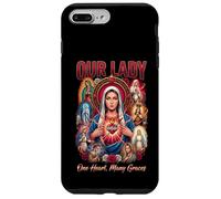 Carcasa para iPhone 7 Plus/8 Plus Nuestra Señora la Santísima Madre Títulos Marianos Latinos Católica