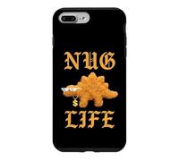 Carcasa para iPhone 7 Plus/8 Plus Nug Life - Nuggets de Pollo con diseño de estegosaurio