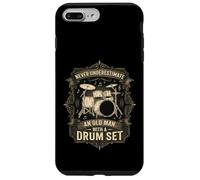 Carcasa para iPhone 7 Plus/8 Plus Nunca Subestimes a un Anciano con una batería batería Divertida