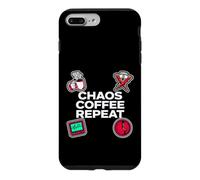 Carcasa para iPhone 7 Plus/8 Plus Nurse Life Chaos Coffee Repeat ER Medical
